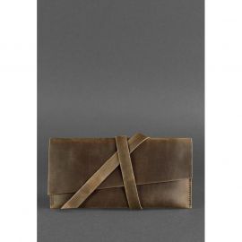 Кожаный тревел-кейс Voyager 1.2 темно-коричневый Crazy Horse, фото 1