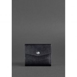 Кожаный кошелек 2.1 черный Blackwood, фото 1