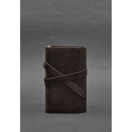 Кожаный блокнот (Софт-бук) 1.0 темно-коричневый, фото 1