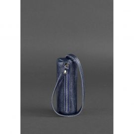 Кожаная ключница 3.0 Тубус Синяя, фото 1