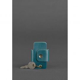 Кожаная ключница смарт-кейс 4.0 зеленая, фото 1