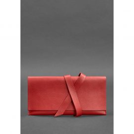 Кожаный женский тревел-кейс Voyager 1.0 красный, фото 1