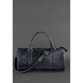 Кожаная сумка Harper темно-синяя Crazy Horse, фото 1