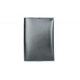 Кожаная паспортная обложка черная, фото 1