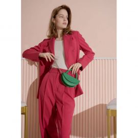 Женская кожаная мини-сумка Сhris micro зеленая, фото 1