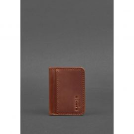 Кожаная обложка для ID-паспорта и водительских прав 4.0 светло-коричневая, фото 1