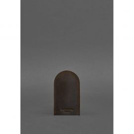 Кожаная ключница 2.0 темно-коричневый Crazy Horse, фото 1