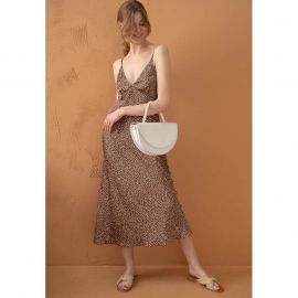 Женская кожаная сумка Сhris maxi белая, фото 1