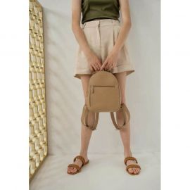 Кожаный рюкзак Groove S карамель флотар, фото 1