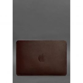 Чехол из натуральной кожи для MacBook 13 дюйм Бордовый, фото 1