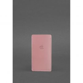 Кожаный чехол для iPhone 13 Розовый, фото 1