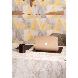 Набор для рабочего стола из натуральной кожи 1.0 темно-коричневый краст, фото 1