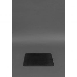 Коврик для мышки из натуральной кожи 1.0 черный Crazy Horse, фото 1