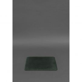 Коврик для мышки из натуральной кожи 1.0 зеленый Crazy Horse, фото 1