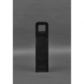 Кожаный чехол для вина 2.0 черный Crazy Horse, фото 1