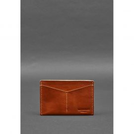 Кожаная обложка-органайзер для документов 6.2 светло-коричневый краст, фото 1