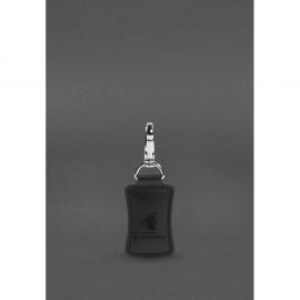 Кожаный брелок Premium Черный, фото 1