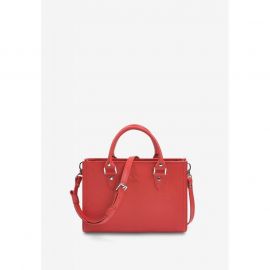 Женская кожаная сумка Fancy червоний Saffiano, фото 1