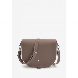 Женская кожаная сумка Ruby L темно-бежевая, фото 1