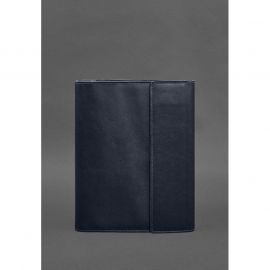 Кожаная папка для документов &amp;quot;Семейная&amp;quot; А4 Темно-синяя, фото 1