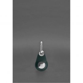 Кожаный чехол для Apple AirTag Зеленый, фото 1