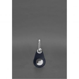 Кожаный чехол для Apple AirTag Синий, фото 1