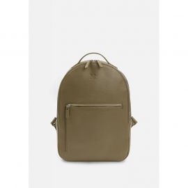 Кожаный рюкзак Groove M оливковый, фото 1