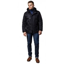 Зимняя парка черная для мужчин модель 17197, фото 1