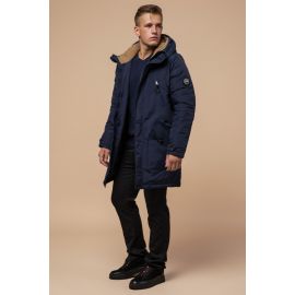 Парка синяя мужская на зиму модель 96120, фото 1