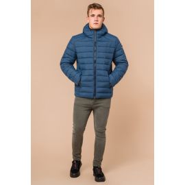 Темно-бирюзовая мужская куртка с карманами модель 40962, фото 1