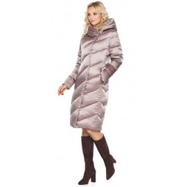 Воздуховик зимний цвета пудры женский модель 30952, фото 1