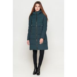 Молодежный пуховик на зиму женский цвет бирюза модель 25165, фото 1