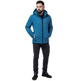 Ветровка стеганая осенне-весенняя бирюзовая мужская модель 1358, фото 1