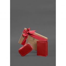 Набор кожаных аксессуаров AUTO 2.0 Красный, фото 1