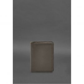 Кожаная обложка для водительского удостоверения, ID и пластиковых карт 2.1 темно-бежевый, фото 1