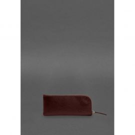 Кожаная карманная ключница 5.0 Бордовая, фото 1