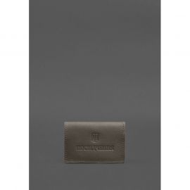 Кожаная обложка для пенсионного удостоверения темно-бежевая, фото 1