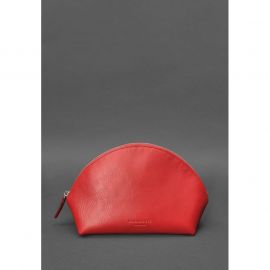 Женская кожаная косметичка 8.0 Красная, фото 1