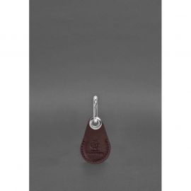 Кожаный чехол для Apple AirTag без окошка Бордовый, фото 1