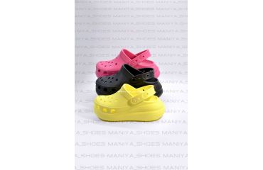 Женские Крокс краш сабо розовые Crocs Classic Crush JUICE арт. 207521, фото 1