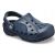Детские Кроксы Crocs Kids’ Baya Clog темно-синие со сквозной надписью Crocs, фото 1