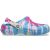 Crocs Classic Lined Tie Dye Clog Powder Blue / Multi Теплые кроксы женские Сабо, фото 4