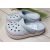 Кроксы женские голубые с белой платформой Сабо Crocs Platform, фото 2