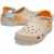 Пара Crocs All-Terrain Black/Chai/Multi — бежевые унисекс сабо, легкость и стиль на каждый день