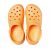 Верх оранжевых кроксов Crocs на платформе