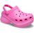 Сабо Crocs Bae Electric Pink — фронтальный вид