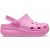 Crocs Classic Kids Cutie Taffy Pink — боковий вигляд рожевих дитячих сабо
