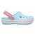 Голубые сабо Crocs Crocband Ice Blue сбоку