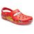 Crocs McQueen — вид спереди, гоночный дизайн, унисекс сабо