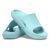 Пара Crocs Mellow Slide Pure Water — бирюзовые унисекс шлепанцы Crocs, оригинал